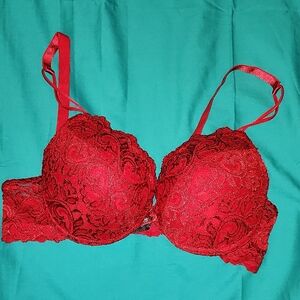 Smart & Sexy Red Lace Bra